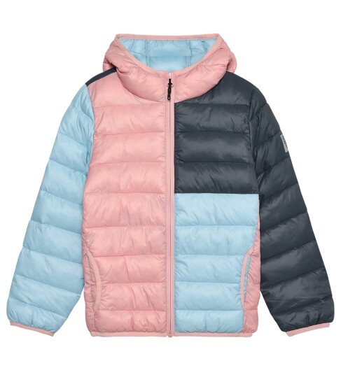 Color Kids Jr. Jacket W. Hood Quilt Multi/patterned 116