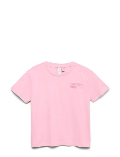 Vero Moda Girl Vmmariane Caty Ss Top Box Jrs Girl - Pink - 134/140