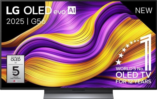 LG OLED48G5 48" 4K OLED Smart TV 165Hz α11 AI Processor Dolby Atmos