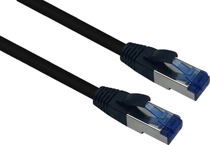 Helos Patchkabel Rj-45 M Til Rj-45 M 40 M Sftp Cat 6A Utendørs Uten Krok Svart Helos Patchkabel Rj-45 M Til Rj-45 M 40 M Sftp Cat 6A Utendørs Uten Krok Svart