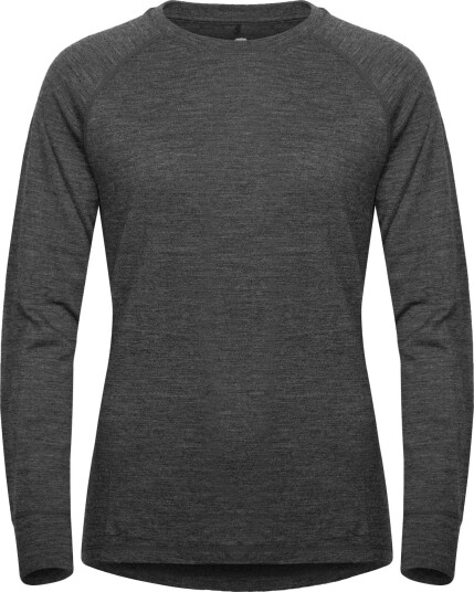 Gridarmor Women's Viks Wool Top 2.0 Dk. Greymelange XS Gridarmor Women's Viks Wool Top 2.0 Dk. Greymelange XS
