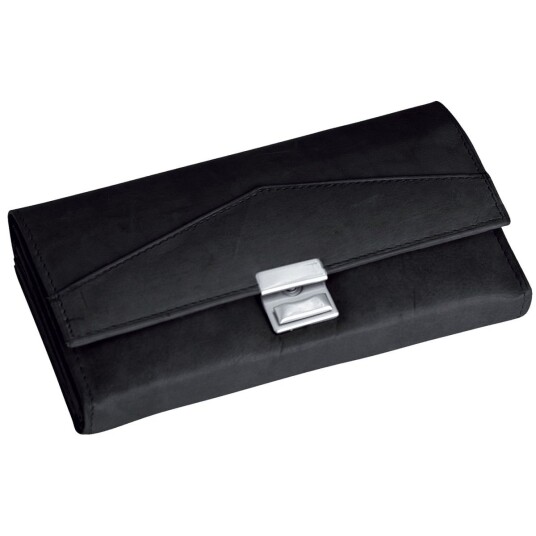 PULSIVA Lommebok Zürich 17.5x10.5 cm (LxB) Svart Rektangulær