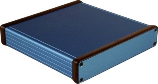 Hammond Electronics 1455R1601BU 160 × 165 × 30,5 mm Aluminium Blå Kabinett