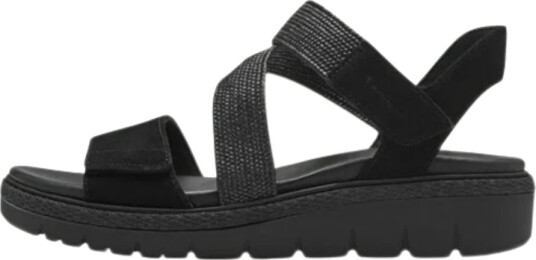 Tamaris Dame Sko Svart 41 EU,