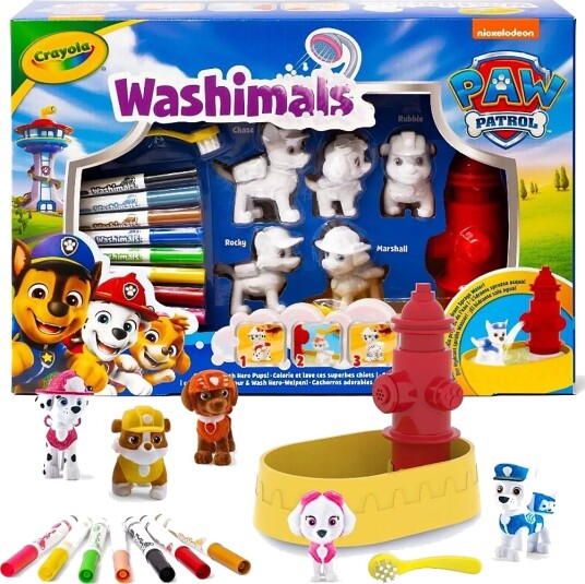 Crayola Washimals Paw Patrol W/ 5 Pups Multi/Patterned One Size Crayola Washimals Paw Patrol W/ 5 Pups Multi/Patterned One Size