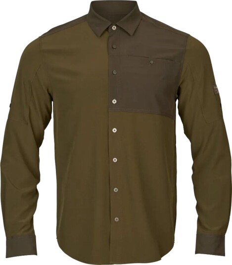 Härkila Logmar Lettvekts L/s-skjorte Dark Olive/willow Green L