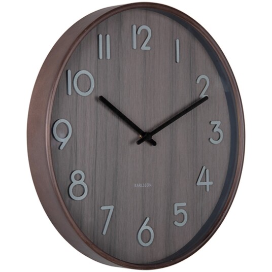 Karlsson Pure Wall Clock Veggklokke KA5808WN Unisex 22 cm Kvarts urverk Karlsson Pure Wall Clock Veggklokke KA5808WN Unisex 22 cm Kvarts urverk