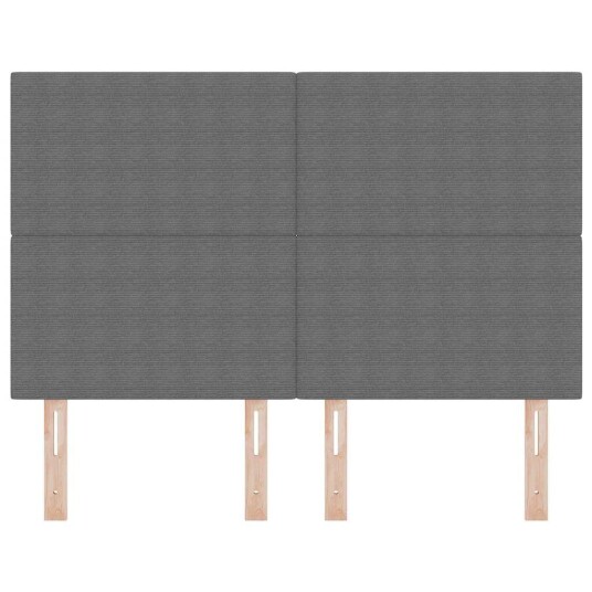  LED Hodegavelys Lys Grå 72 cm Cordfløyel