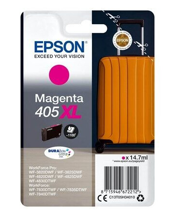 Epson 405XL - XL - magenta - original - ink cartridge - Blekkpatron Rd