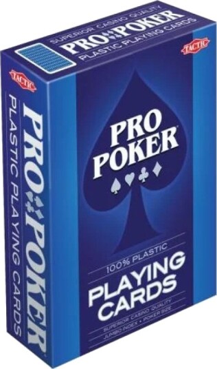 Tactic Sverige Spillekort Pro Poker - 1-pakning Tactic Sverige Spillekort Pro Poker - 1-pakning