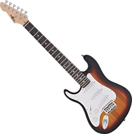 Gear4Music 3/4 LA Venstrehendt Elektrisk Gitar Sunburst Gear4Music 3/4 LA Venstrehendt Elektrisk Gitar Sunburst