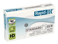 Rapid Standard - Stifter - 23/8 - 8 mm - galvanisert stål - pakke av 1000 - for Fashion HD110