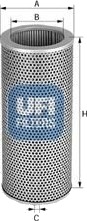 Oljefilter UFI 25.569.00 Oljefilter UFI 25.569.00