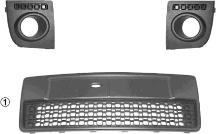 VAN WEZEL 1811590 Ventilasjonsgitter