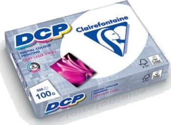 Clairefontaine Dcp Laser /Inkjet Utskrift A4 210X297 Mm 125 Ark 300 G/M² Hvit 276 Μm Clairefontaine Dcp Laser /Inkjet Utskrift A4 210X297 Mm 125 Ark 300 G/M² Hvit 276 Μm