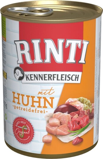 Rinti Våtfôr Kennerfleisch Mix + Kalv Kylling 24 X 400 G