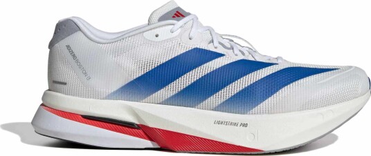 Adidas Men"s Adizero Boston 13 Cloud White / Team Royal Blue / Halo Silver 44 2/3 Adidas Men"s Adizero Boston 13 Cloud White / Team Royal Blue / Halo Silver 44 2/3