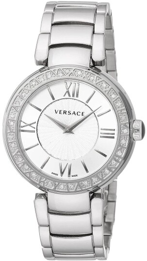 Versace Dameklokke VNC160015 Leda Lady Sølvfarget/Stål Ø38 mm