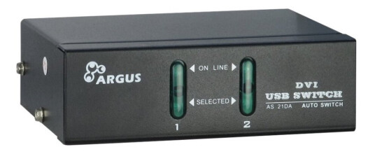 Argus Kvm-As-21Da - Kvm / Lydsvitsj - 2 X Kvm/Lyd - Stasjonær Argus Kvm-As-21Da - Kvm / Lydsvitsj - 2 X Kvm/Lyd - Stasjonær