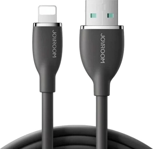 Joyroom Colorful SA29-AL3 USB-A til Lightning-kabel 1,2 m 3 A svart SA29-AL3 1.2m Black