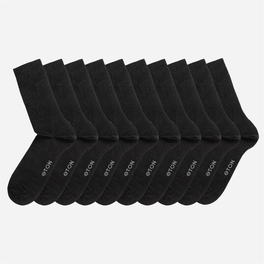 Eton by Syversen 10 Pk. Fine Wool Black Sort 41-45