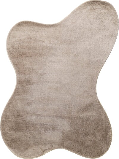 Asymmetrisk Bølgete Ryeteppe Aranga Super Soft Fur brun Størrelse: 160 x 230 cm Asymmetrisk Bølgete Ryeteppe Aranga Super Soft Fur brun Størrelse: 160 x 230 cm