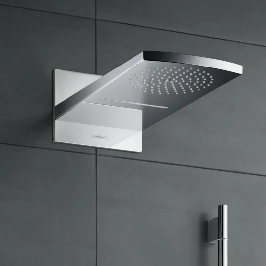 Hansgrohe Raindance Rainfall 180 2jet 445x214 mm. Krom Hansgrohe Raindance Rainfall 180 2jet 445x214 mm. Krom