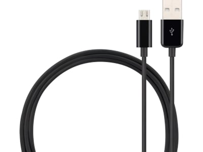 MicroUSB-kabel 2m (sort) MicroUSB-kabel 2m (sort)