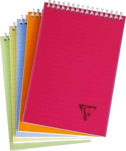 Clairefontaine 328646C Mønster Assorterte Farger A5 160 Ark 90 G/M² Mykt Omslag