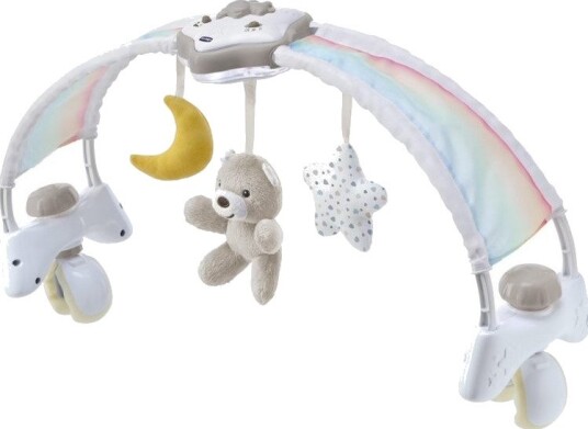 Chicco Uro Med Regnbuepanel Til Seng 0+ Måneder Hvit/Beige