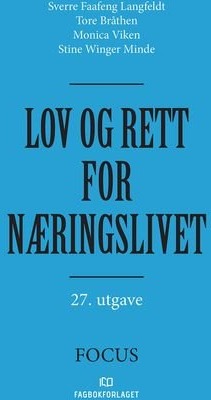 Lov og rett for næringslivet, Veldig pen bok / som ny