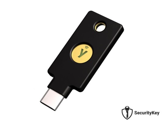 Usb Authenticator Security Key C Nfc, Fido2 U2f, Usb-A,Black Usb Authenticator Security Key C Nfc, Fido2 U2f, Usb-A,Black