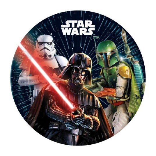 Star Wars Papptallerken 23 cm - 8 stk