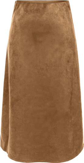 ONLY Onldiane Faux Suede Skirt Cc Otw Brown XL