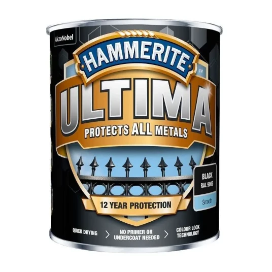 Hammerite Ultima Rød RAL 3003 250ml
