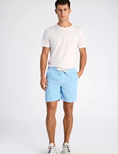 Lindbergh Corduroy Shorts   Blue   XXXL