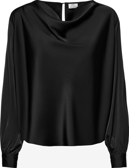 JDY   Bluse Jdyrocky L/S Waterfall Top Wvn   Svart