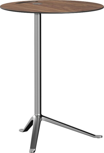 Little Friend KS12 Sidebord Valnøtt/Polert Aluminium