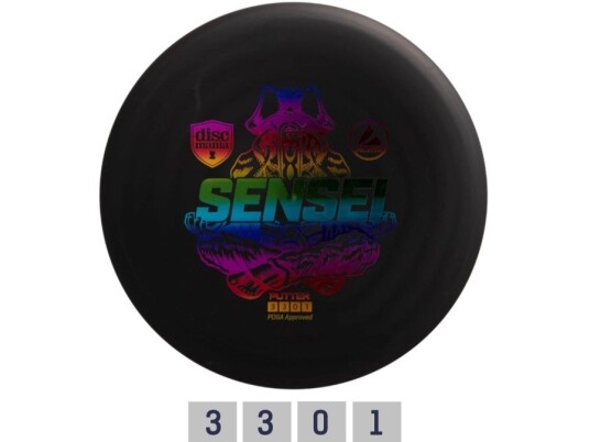 Discmania Discgolf Discmania Putter Pirate Sensei Active Black 3/3/0/1