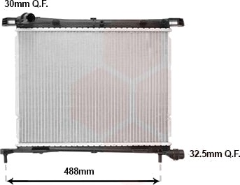 VAN WEZEL 17012721 Radiator motorkjøling VAN WEZEL 17012721 Radiator motorkjøling