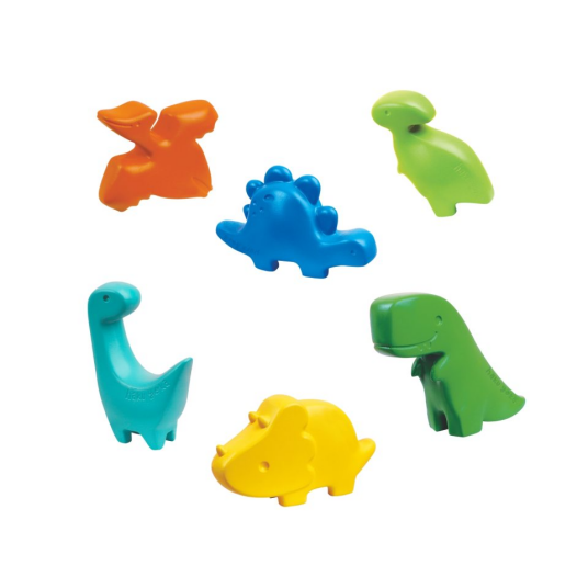 Haku Yoka Shaped Crayons Dino Finger Crayons 59CP233113