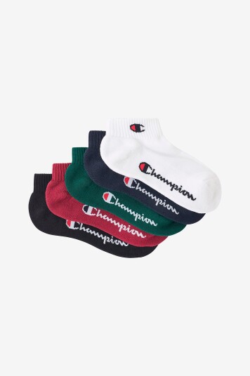 Champion Ankelsokker Quarter Socks 5 pakning Hvit