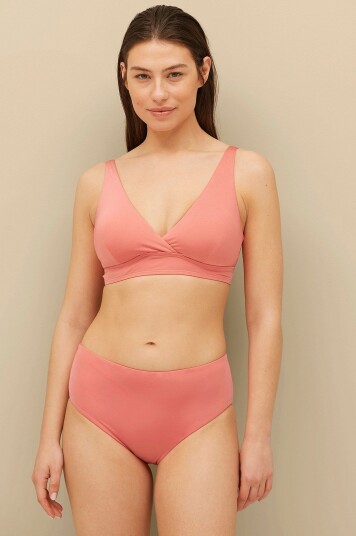 Ellos Collection Chandra Tai Midi Bikini Rosa Orange