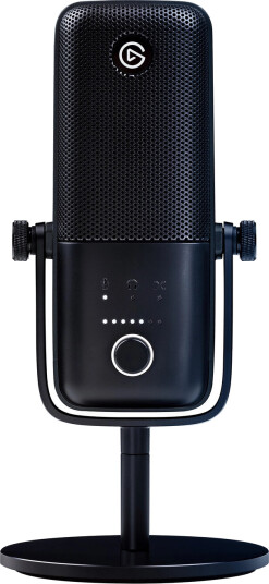 Elgato Wave 3 Bordmikrofon med USB og Lydmiksing - Svart Elgato Wave 3 Bordmikrofon med USB og Lydmiksing - Svart