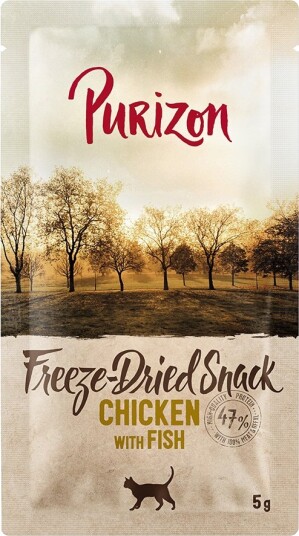 Purizon Snack & Kornfri Kylling Fisk 5 G