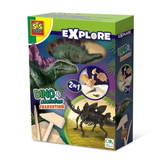 SES Creative Excavation Triceratops and Skeleton S25094 SES Creative Excavation Triceratops and Skeleton S25094