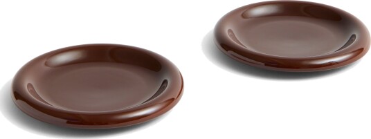 Barro Plate Set of 2 Ø18 cm Vinrød