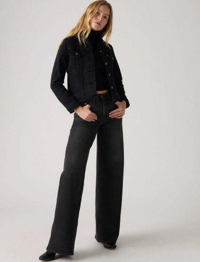 Levi"s® 728 Hr Wide Leg Rodeo Princess - Black - 26 x 32 Levi"s® 728 Hr Wide Leg Rodeo Princess - Black - 26 x 32