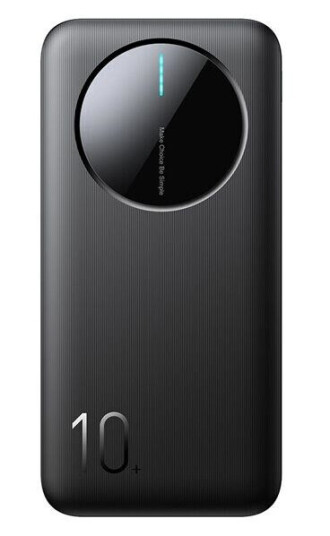 Joyroom JR-PBF12 Powerbank 10000 mAh med 2x USB-A og 1x USB-C Svart