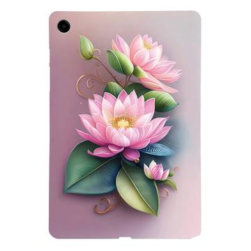 Samsung Galaxy Tab A9+ Stilig Ultra-Slim TPU-deksel Rose blomst